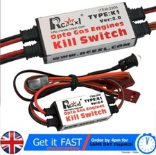 Rcexl Opto Gas Engines Kill Switch For DLA DLE DA Ignition Cut Off w/Futaba Plug