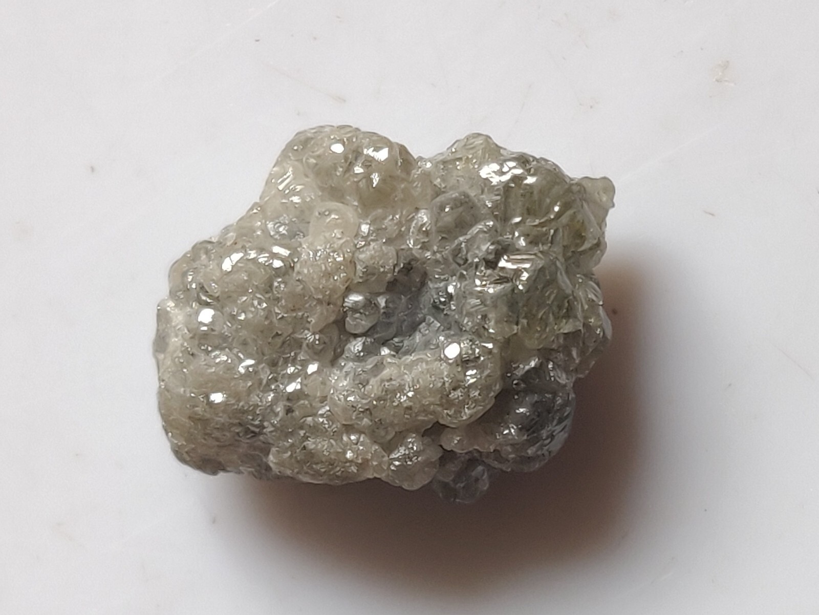 Diamant Brut Naturel 0.31 Tcw Forme Boîte - Non Traité, Qualité Couleur Fantaisie