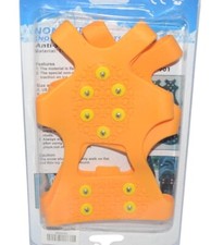 Ice Grips Anti Slip Snow Shoe Cleats Covers Size M 5-8 Yellow
