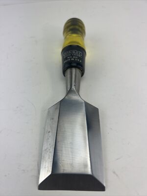 VTG Stanley No.60 -2'' Wide Bevel Edge Woodworking  Chisel New Old Stock USA