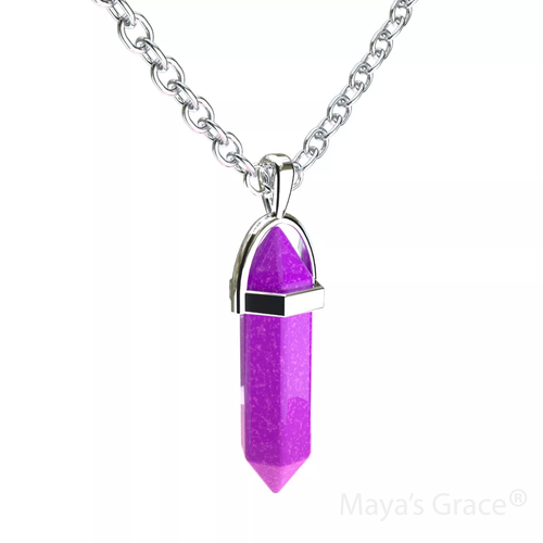 Maya's Grace Gem Stone Quartz Pendant Natural Crystal Necklaces for Women Girls - 第 30/30 張圖片
