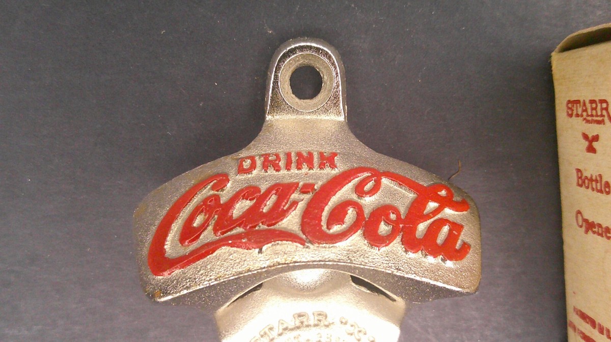 vintage Coca Cola advertising bottle opener in original box Z153