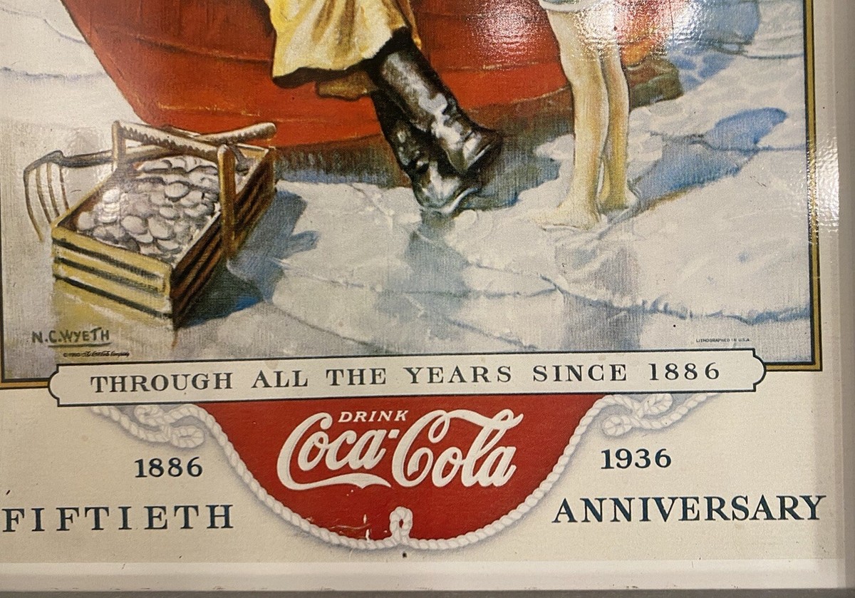 Coca-Cola ヴィンテージアートプリント 額入り Coca-Cola ヴィンテージアートプリント 額入り Vintage Coca a