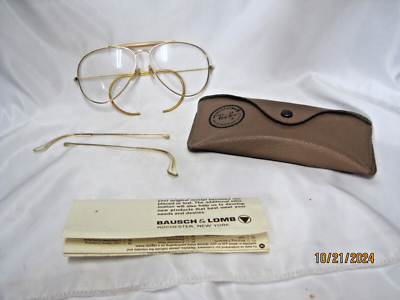 ヴィンテージB&L Ray-Ban Shooter USA製オリジナルケース付き Vintage B&L Ray Ban Bausch & Lomb Aviator Shooter w/Case and
