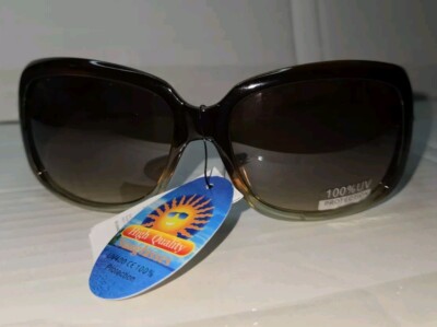 Designer Women s Sunglasses Brown & Sand w/ Gold UV400 CE 100% Protection CTS808
