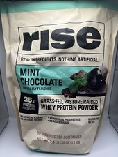 Whey Protein Powder, Mint Chocolate, 2.4 lb (1.1 kg). EXP : 5/25 FREE SHIPPING 9.35 per gallon