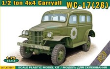 WC-26 1/2 ton Carryall truck Plastic model kit 1/72 ACE 72597