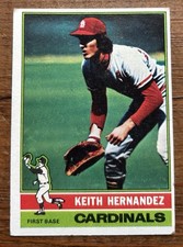 Keith Hernandez 1976 Topps #542 St. Louis Cardinals NY New York Mets MLB