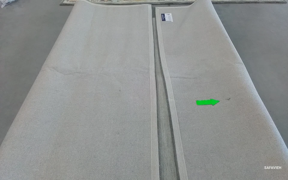 LGREY / DARK GREY 8'-9" x 12'-0" Hole in Rug, Reduced Price 1172787000 HIM580B-9 - Image 2 of 4