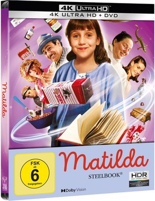 Matilda (4K UHD + Blu-ray Steelbook) NEU & OVP