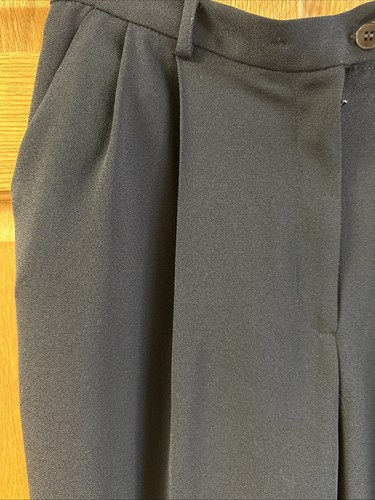 Evan-Picone Wide Leg Trouser Pants Slacks Women 12 High Rise Academia Preppy - Picture 5 of 10