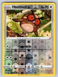 Hoothoot 143/202 Sword & Shield Base Set Reverse Holo