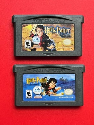 GBA Harry Potter Sorcerer's Stone & Chamber of Secret Game Boy Advance OEM Saves