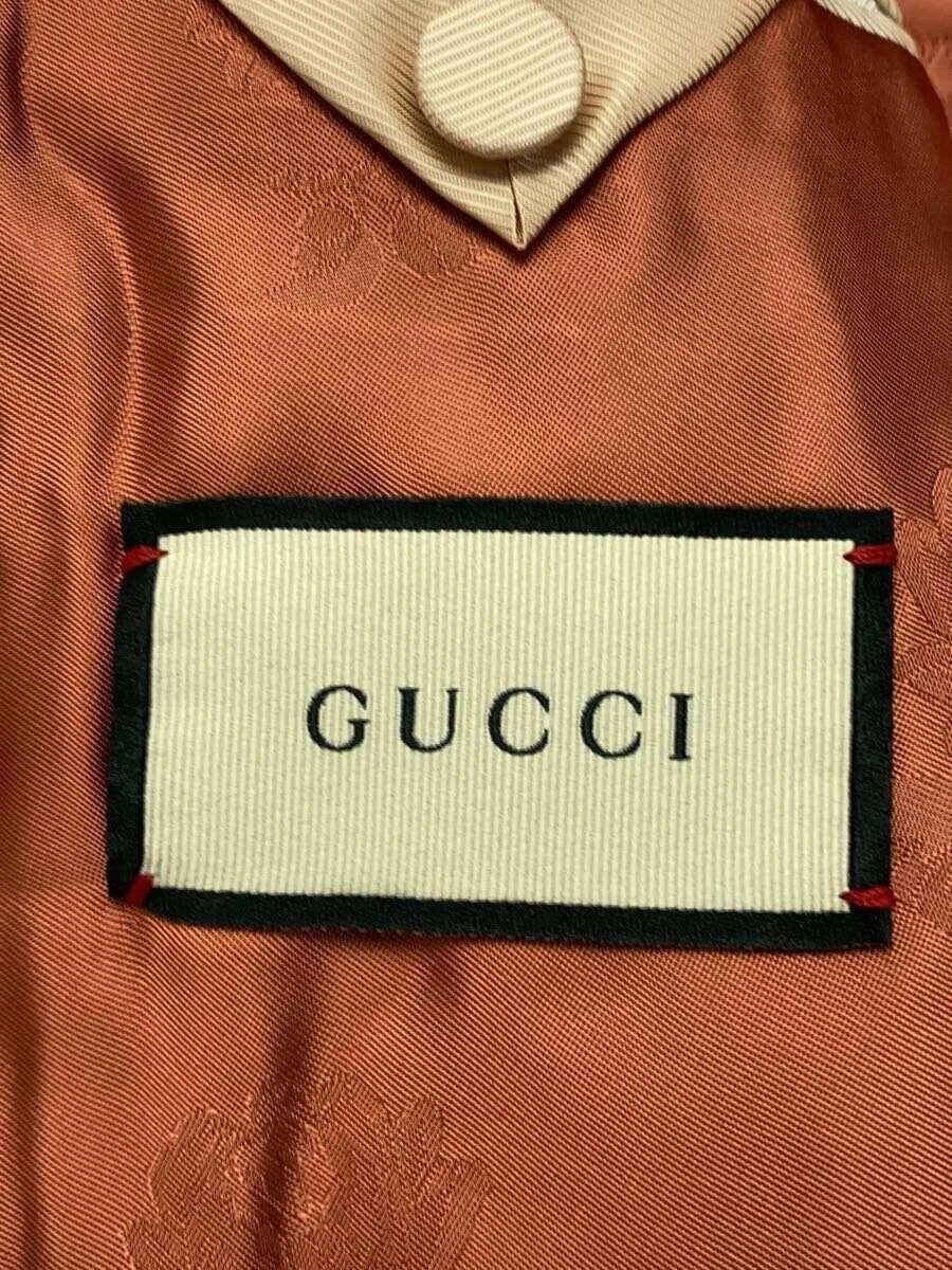 GUCCI 19Aw Giubbino Sartoriale 44 Seta Blu 575286 Uomo Autentico #ED ZGA