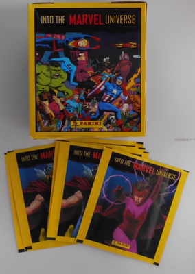 Album Panini Marvel Comics - Boîte De 36 Pochettes (180 Stickers) - Collection Complète Avec Stickers Spéciaux Et Cartes Postales - 4