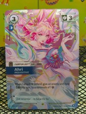 Ahri Inquisitive Riftbound Spiritforged Overnumber English 227/221 MT/NM