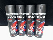 LOT OF 4--XL-5.1oz-Axe ESSENCE 48H Scent Scent Men's Deodorant Dry Body Spray