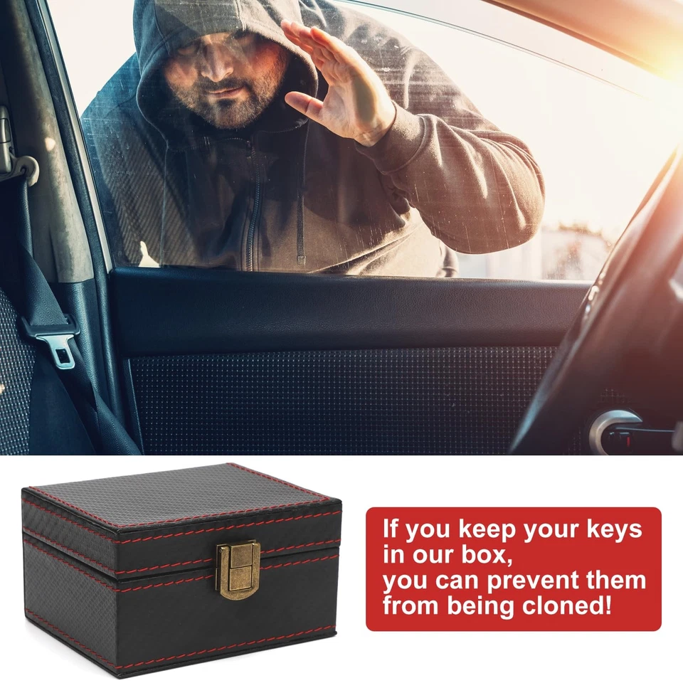 Keyless Go Schutz Autoschlüssel Box - Anti-Diebstahl Signal Blocking Faraday ... - Bild 3 von 4