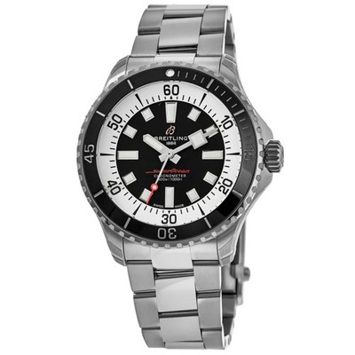New Breitling Superocean Automatic 42 Black Dial Men's Watch A17375211B1A1