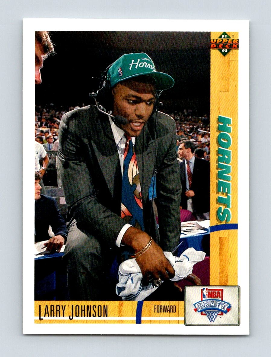 1991-92 Upper Deck #2 Larry Johnson Charlotte Hornets Rookie
