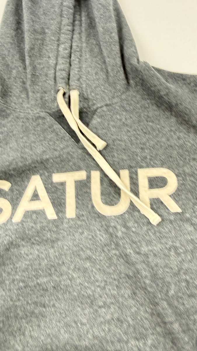 Saturdays Surf NYC Hoodie Mens Medium Gray SATUR DAYS Pullover