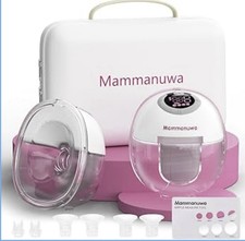 Mammanuwa S32Wearable Breast Pump Double Electric Hands-Free Portable New in Box