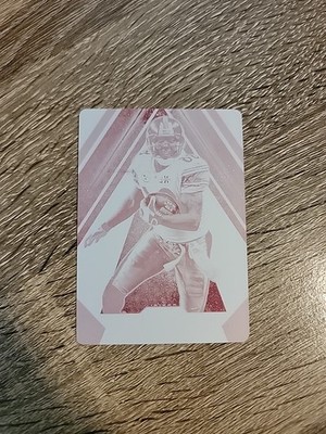 2018 Panini Prizm Apex #10 HINES WARD Magenta 1/1 Printing Plate Steelers 