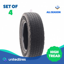 Set Of 4 Used Lt 24570r17 Goodyear Wrangler Workhorse Ht 119116r - 9.5-1132