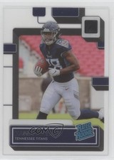 2022 Panini Clearly Donruss Rated Rookie Hassan Haskins #92 07mp