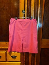Vintage GAP Factory Knee Length Coral Skirt Size 8