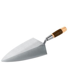 Bon Keystone 72-655 Brick Trowel 12" Carbon Steel Leather Handle