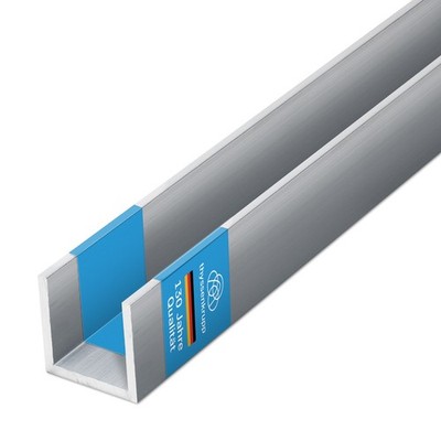 Alu U-Profil Aluminium U-Schiene C-Profil Almg Kantenschutz Fliesen Kantenschutz