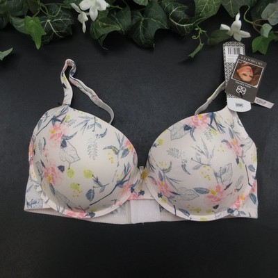 Daisy Fuentes Bra Women's 38DD Floral Push-Up Underwire Padded