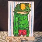 original ACEO acrylic frog Comfort sweater  — photo 2