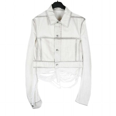 Rick Owens Crop Jeansjacke RR01F2703DMWSH 13685 154652182 [U]
