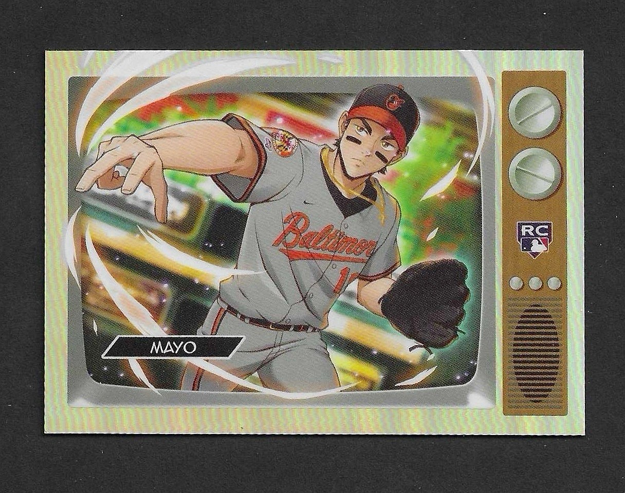 COBY MAYO 2025 Bowman Anime #BA-2 Rookie Card RC CASE HIT SSP Orioles