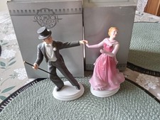 Vintage Ginger Rogers and Fred Astaire 1984 Images of Hollywood Figurines AVON