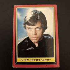 1983 Topps Star Wars Return of the Jedi Luke Skywalker Trading Card