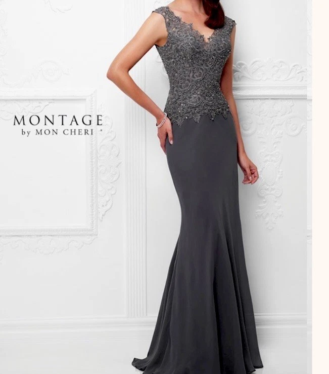 Chiffon Gray Maxi Dresses for Women for sale | eBay