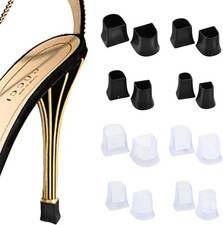 Heel Caps for High Heels,Heel Covers for High Heel Shoes,4 Sizes XX/XS/S/M Hig