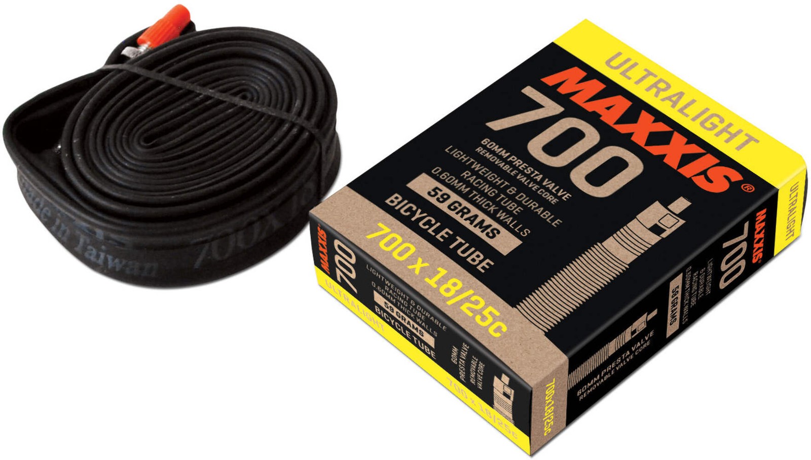 Maxxis Ultralight Tube 27.5x1.90 2.35 Presta 48mm