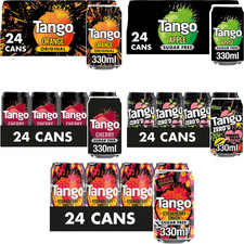Tango Orange Original Also Sugar Free Cans 330ml Fizzy Soft Drink Full Case