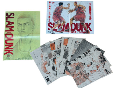 Slam Dunk Final Chapter Manga Clippings 1996 Shonen Jump w/ Color Poster Bonus