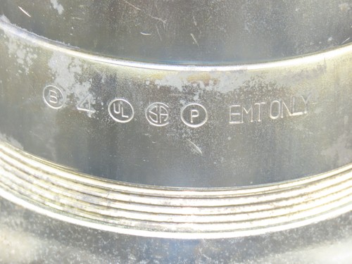 Bridgeport 269 EMT Rohrkupplung 4" Stahl Kompression Menge 6 - Bild 4 von 9