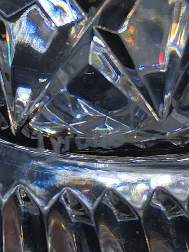 Vintage Tyrone Irish Brilliant Crystal Ashtray Bowl 5-1/4"W Signed •Retired •EUC - Picture 18 of 21