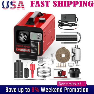 #ad Diesel Air Heater All in one 8KW 12V 24V 110V Bluetooth APP Remote Control Car $112.99