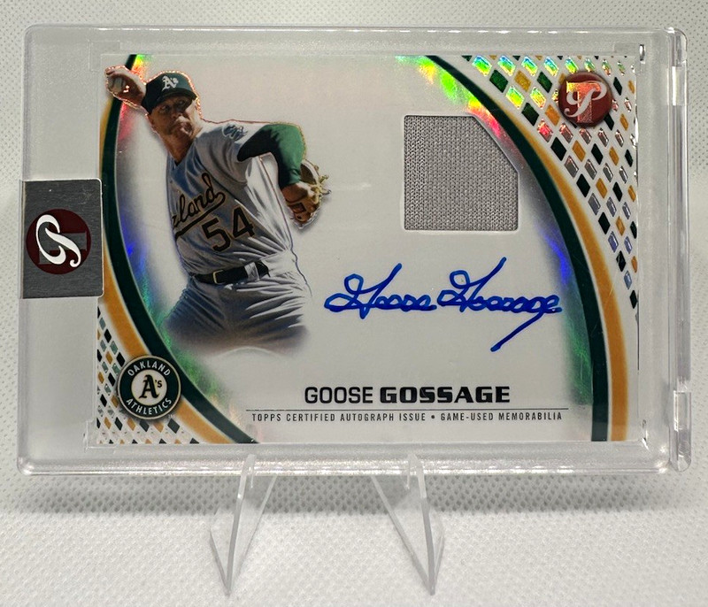 2026 Topps Pristine Goose Gossage Pristine Game Used Auto Relic A's PPAR-GG