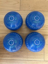 Rare Henselite Classic Size 4 Blue Bowls