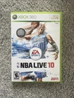 NBA Live 10 Xbox 360 EA Sports Basketball