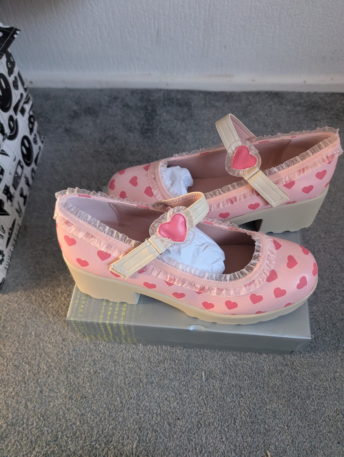 NEW RARE Melanie Martinez Koi Sweetheart Tira Mary Jane Shoes Size UK 10 ltd ed image 7
